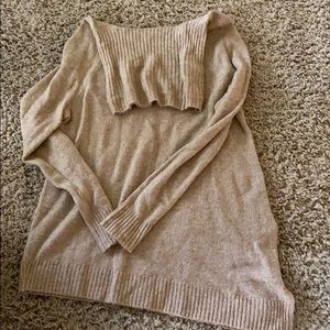 Turtle Neck Camel Sweater A&F